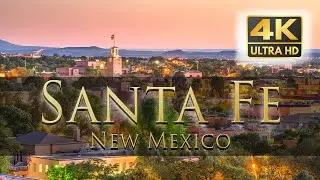 Santa Fe, New Mexico #4kdronefootage #drone #winter