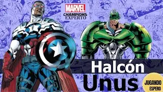 Halcón (y Ala Roja) vs Unus (Experto) - Marvel Champions LCG