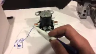 DIY starter remote mount solenoid easy step by step how to with schematic