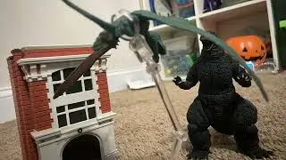 Godzilla stop motion