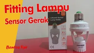 FITTING LAMPU SENSOR GERAK. INFRARED SENSOR LAMP HOLDER