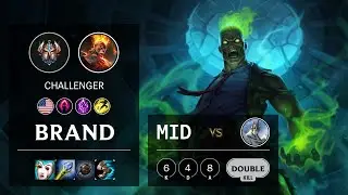Brand Mid vs Galio - NA Challenger Patch 10.16