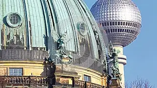 BERLIN TV TOWER + BERLIN CATHEDRAL, PANORAMIC VIEWS, NOVEMBER 2016