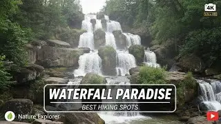 Waterfall Paradise 🌊 | Relaxing Nature Sounds & Peaceful Scenery