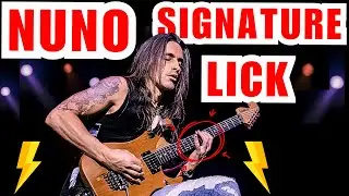 🔥Nuno&rsquo;s Signature Lick &ndash; String Skipping Explained! 🎸🤘