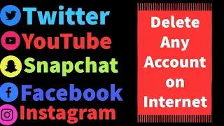 How to Delete Any Account on Internet