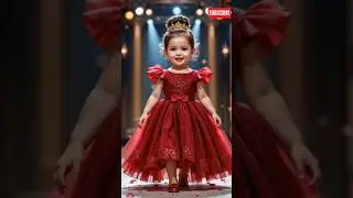 Tiny Fashion Star Shines on the Runway ✨ | Elegant Baby Girl Catwalk Moment#ElegantGirls #CuteKids