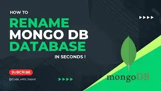How to Set or Rename MongoDB Database name in seconds