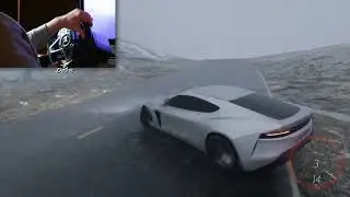 FR-01 Drifting during a thunder storm! | Endless Miles | Thrustmaster T248 Wheelcam Gameplay