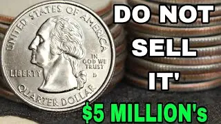 TOP 6 ULTRA QUARTER DOLLAR RARE COMMEMORATIVE QUARTER DOLLAR COINS WORTH OVER 5 MILLION,#Quarter