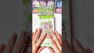 🌷ASMR Journal Green Theme💚 #asmr #aesthetic #journal #journaling #sticker #stickers #relaxing #art