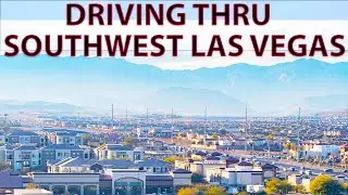 Driving Through Southwest Las Vegas - Community and Neighborhood Drive