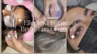 Пошаговое ламинирование бровей с использованием ELLEPLEX PROFUSION и мягкого воска | Депиляция бр...