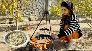 Pure Autumn Serenity 🍂| Fire-Cooked Pasta, Campfire Tea & Real Moments of a Rural Family🔥