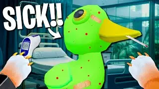 My DUCKLINGS are SICK! I Built Them a Recovery Home (I am Cat VR)