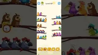 Bird Sort Colour GAMEPLAY LEVEL 127🔥Subscribe Channel@8-Bit games🔥