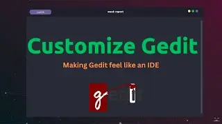 Customize Gedit