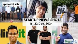 🚀 Aye Finance IPO, AI Funding, Amazon Exits, Drone Partnerships & More | Startup News Shots Ep. 287
