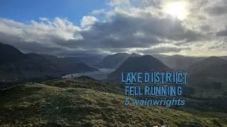Lake District trail running. 5 wainwrights. Containing footage filmed with a DJI Neo