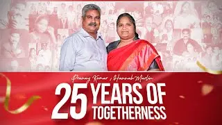 Pranay Kumar and Hannah Marlin 25th Wedding Anniversary II  19th Jan 2026  at IST 06:00 PM  II
