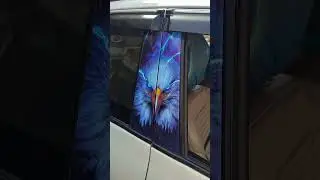 car trending baax #carbody #cardesign #vehicledecals pillar stickers #modificition #trending