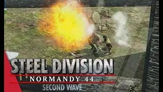 Sherman On The Offensive! Steel Division: Normandy 44 Gameplay (Cheux, Breakthrough 1v1)