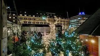 Turun tuomiokirkon jouluvalojen sytytys 2016  ja joulun avaus suomen Turussa.  Turku Cathedral Chr