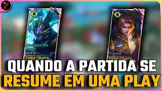 SIM, EU NÃO SEI JOGAR DE TIGRE - ALPHA/TIGREAL GAMEPLAY | Mobile Legends