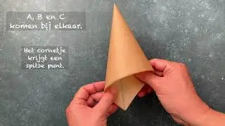 Cornetje vouwen - Keukenatelier.com