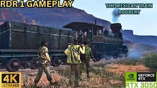 Red Dead Redemption1The Great Mexican Train Robbery Mission Walkthrough 100% Gold Medal RDR Gameplay