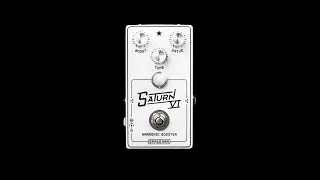 Spaceman Saturn VI Harmonic Booster Pedal - Special Edition White