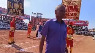 👑Rajkamal Brass Band Company 🎺🥁 Verna South Goa.  Pusegao Sivagiri maharaj yatra