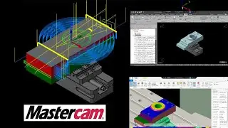 Mastercam Mill 2D Exercise simulation
