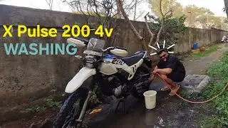 NOBODY ⭐ is live | Washing My XPULSE 200 4V