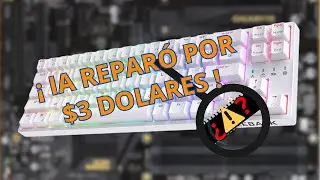 El TRUCO de $3 USD para REPARAR el Teclado Mec&aacute;nico que TODOS TIRAN a la Basura