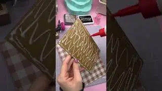 Making a pocket for mini scrapbook #diy #memorybook #minialbum #photoalbum #scrapbook #papercraft