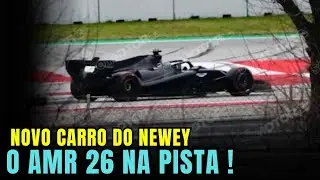 ASTON MARTIN AMR26 NA PISTA! STROLL PILOTA NOVO CARRO DO NEWEY
