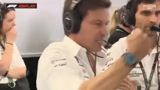 Toto Wolff smashes table after Russell knocked out of Q1
