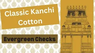Classic Pure Kanchi Cotton Checked Sarees |