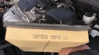 2016 Toyota Rav4 xle air filter replace
