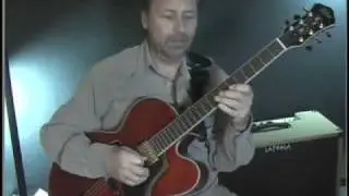 Демонстрация джазовой гитары H5 от Hofner