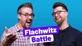 Flachwitz-Battle | Nicht lachen Challenge (mit Mihi und André)