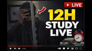 Study With Me LIVE 🔴 | CBSE Class 12 Boards | Focus Session