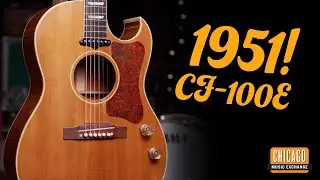 1951 Gibson CF-100E в очень РЕДКОЙ натуральной отделке | Винтажные демонстрации CME