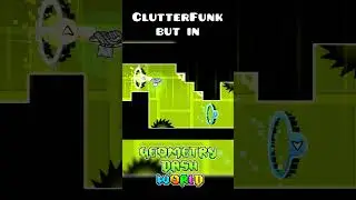 Clutterfunk But in Geometry Dash World #geometrydash #gd #shorts