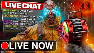 INTERACTIVE ZOMBIES WHERE CHAT CAN END MY RUN |BLACK OPS 1-2 ZOMBIES