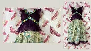 Customised lehenga with embroidered blouse by Divyasree Designer Boutique, Kukatpally 