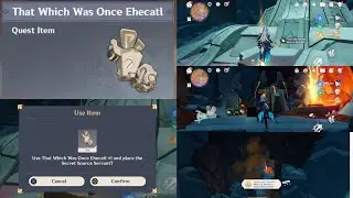 place the Secret Source Servant That Which Was Once EhecatL to open secret door #genshinimpact 5.5