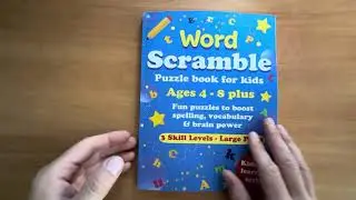 Flick Through the New Word Scramble Puzzle Book for Kids! 🎉