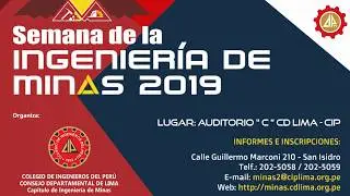 Semana de la ingeniería de minas 2019 (Día 1)